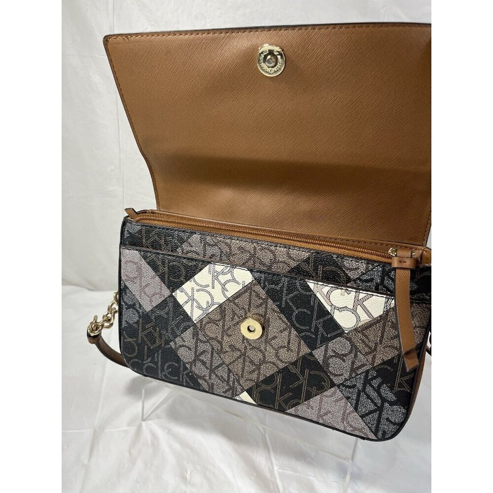 Calvin Klein Monogrammed Patchwork Crossbody - image 7